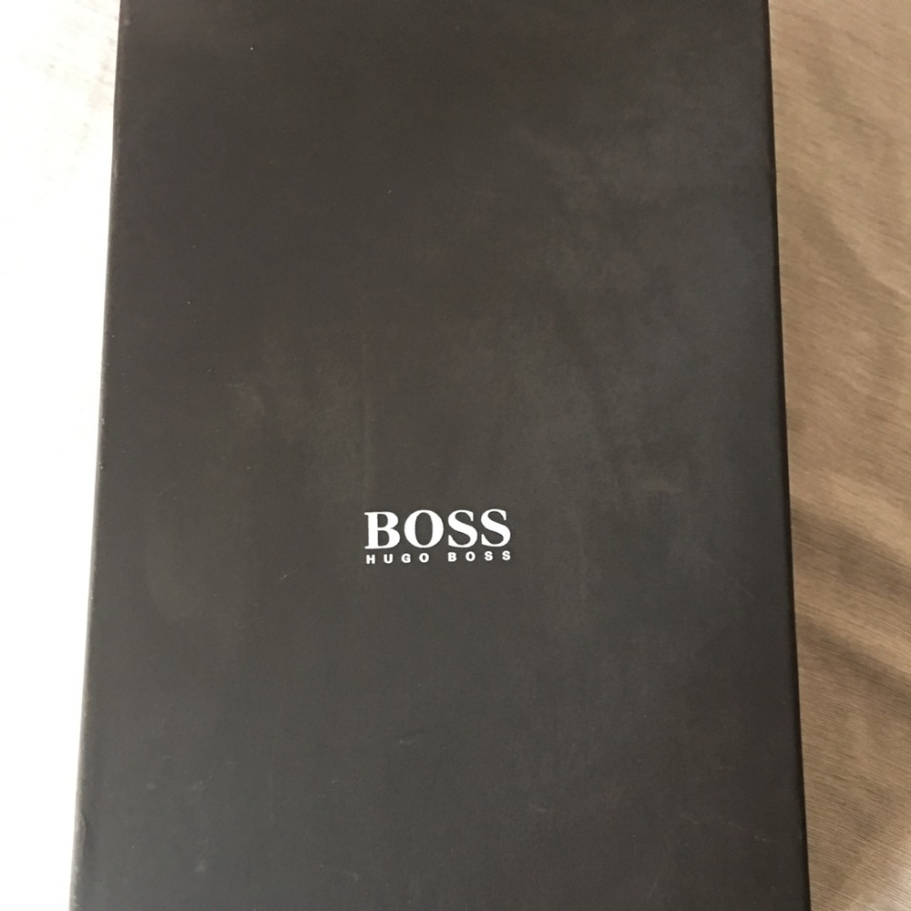 HUGO BOSS "Drims US" Medium Red Pebbled Loafers